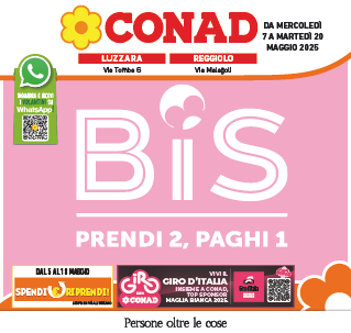 BIS - CONAD LUZZARA E REGGIOLO 