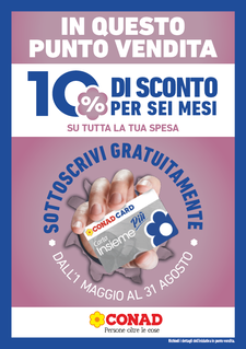 Sottoscrivi Carta Insieme Più Conad Card
