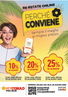 HEYCONAD BUONI SCONTO RE-ESTATE