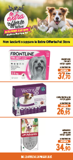 Le extra offerte Petstore