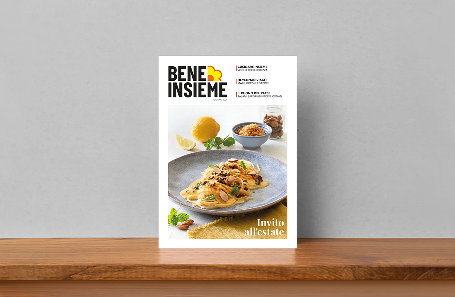 copertina del nuovo mensile di conad