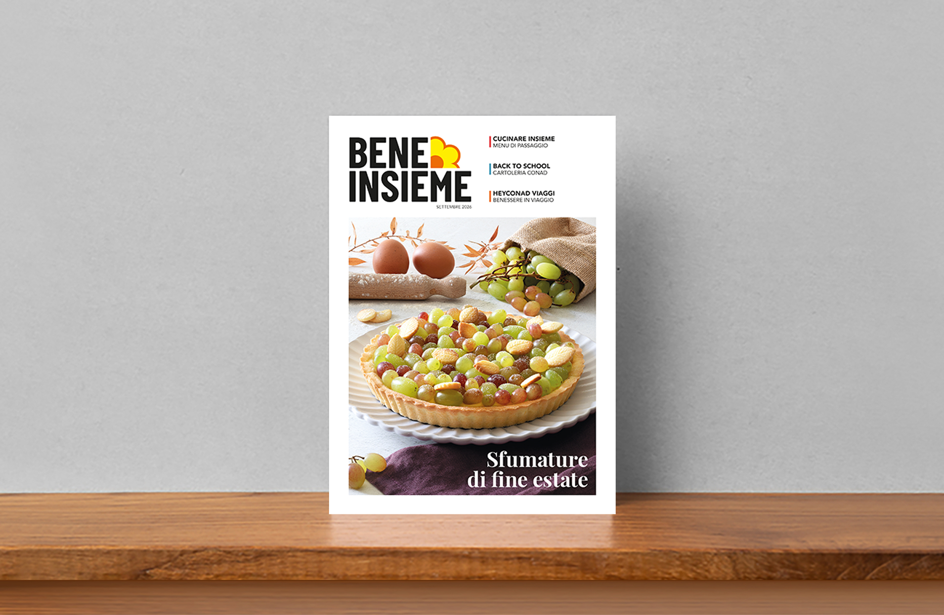 copertina del nuovo mensile di conad