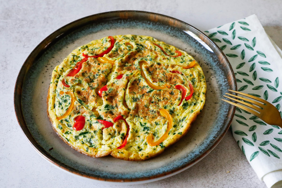 Frittata con peperoni