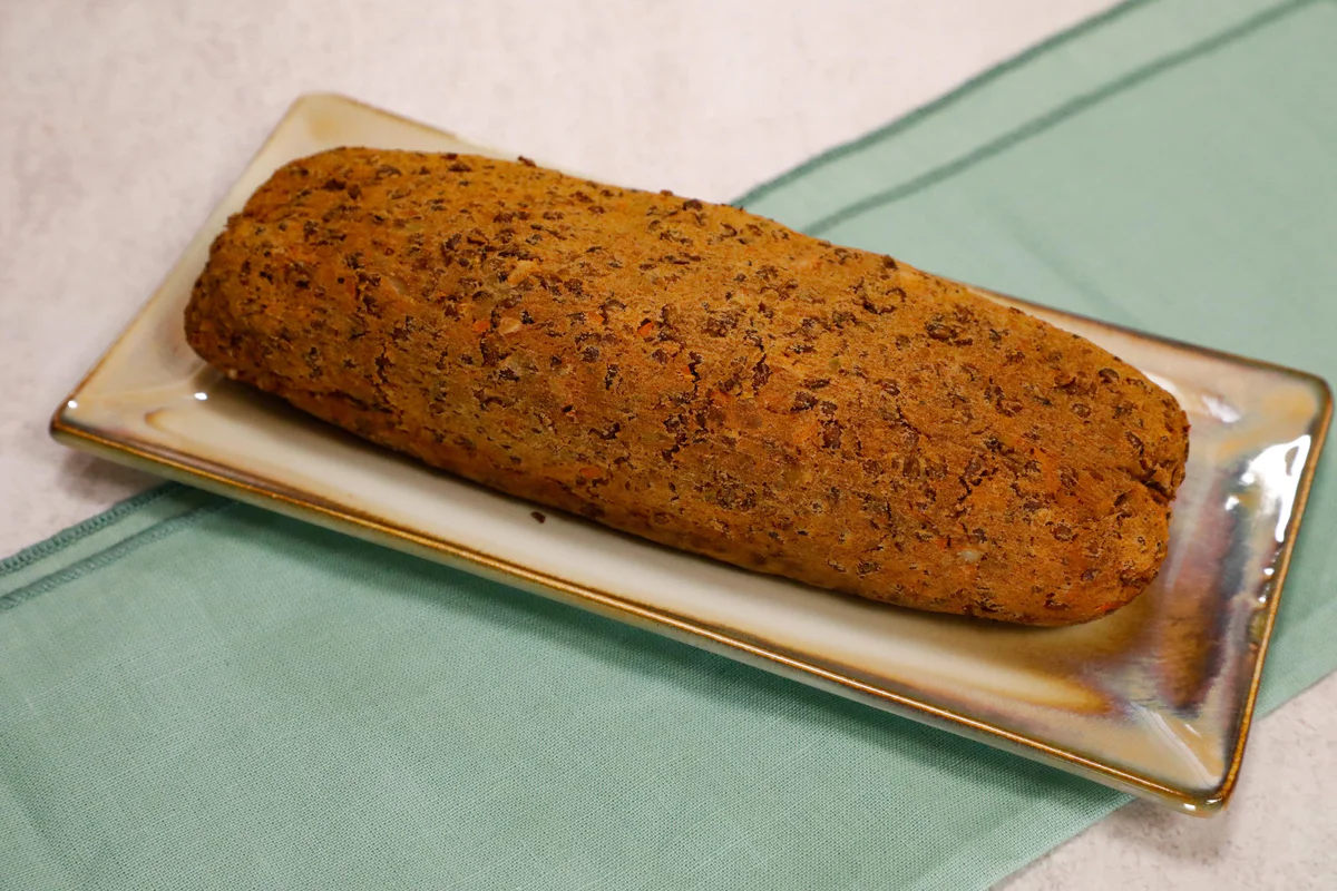 polpettone-di-lenticchie-e-noci​