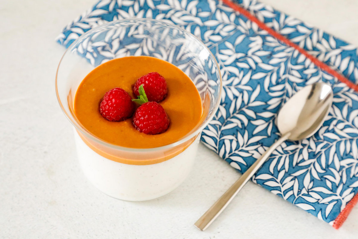 Bavarese al kefir light con fermenti