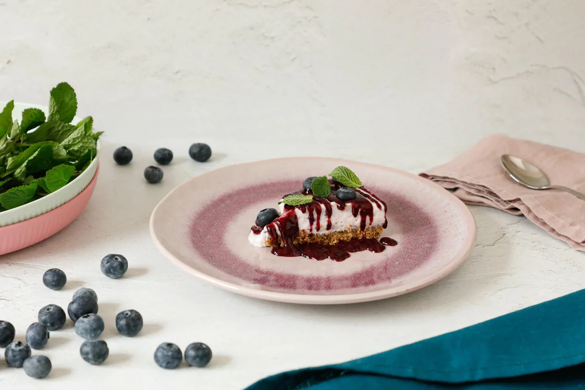 cheesecake-mirtilli-senza-cottura