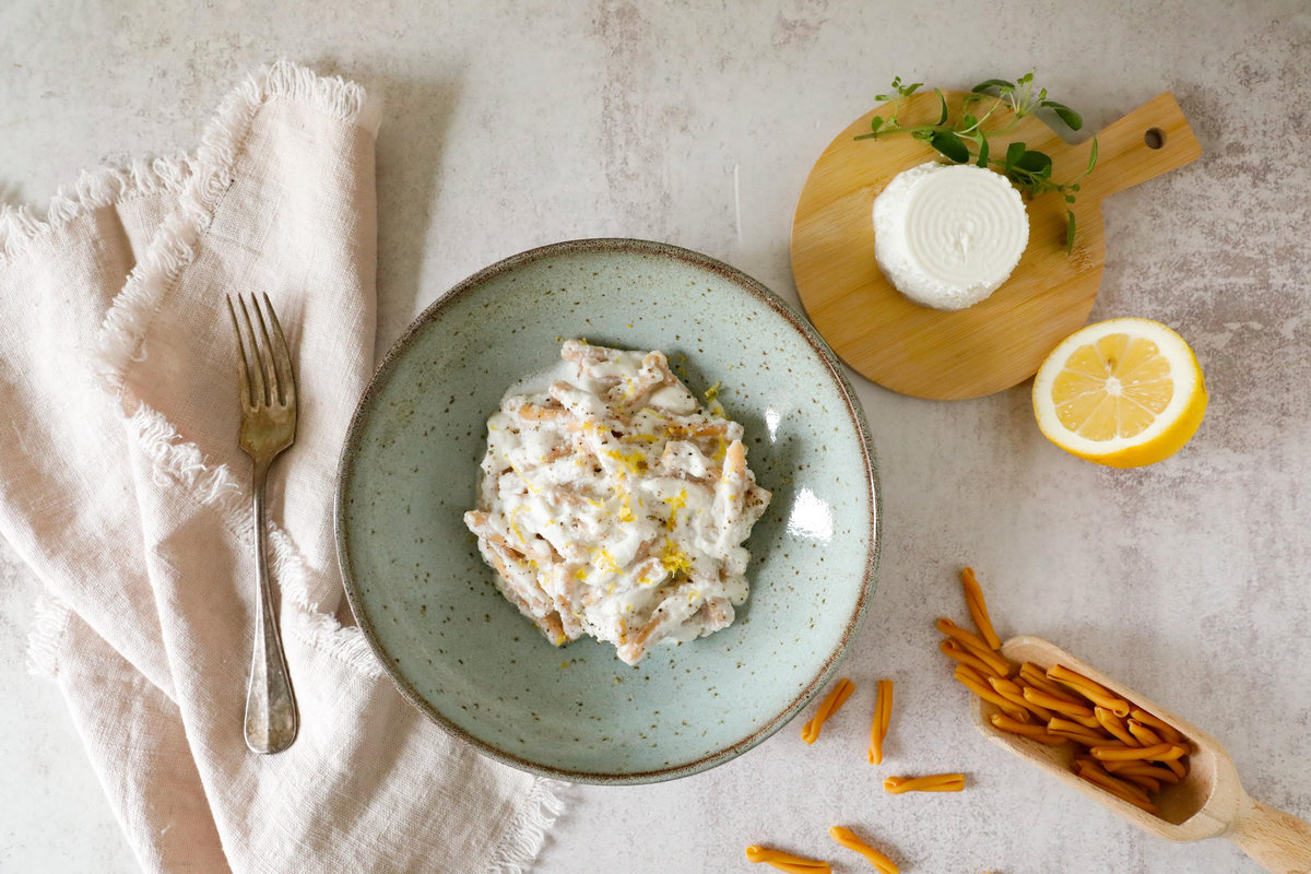 Pasta di Ceci, Ricotta e Limone