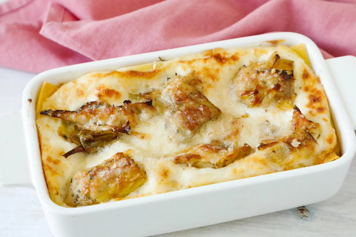 lasagne-ai-carciofi-alla-romana​ 