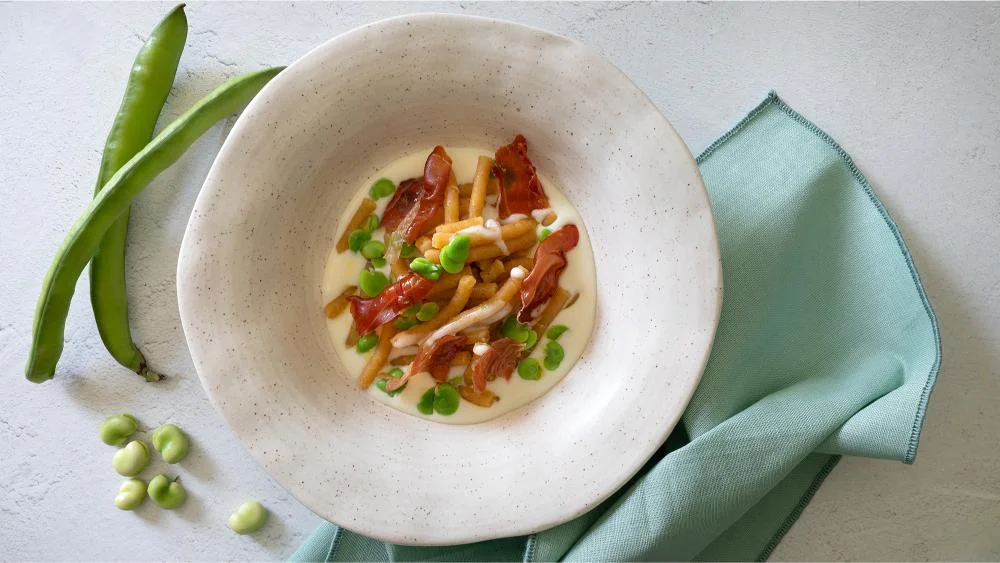 passatelli-con-fonduta-fave-prosciutto