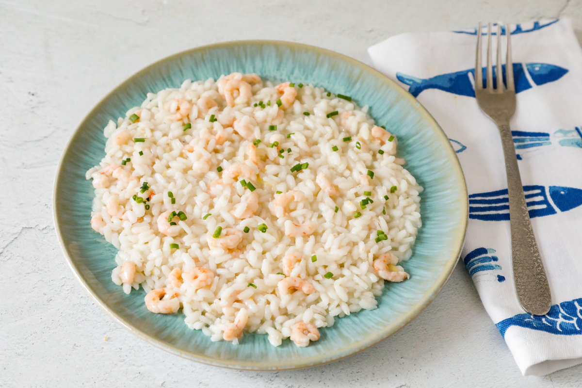 Risotto con Gamberetti e Limone