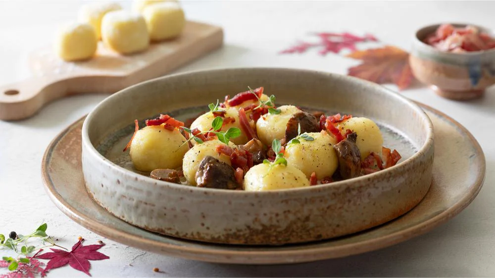 sfere-di-gnocchi-taleggio-speck-porcini