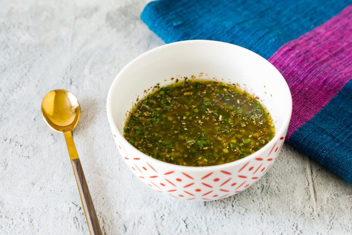Salsa Chimichurri con Olio Extra Vergine di Oliva