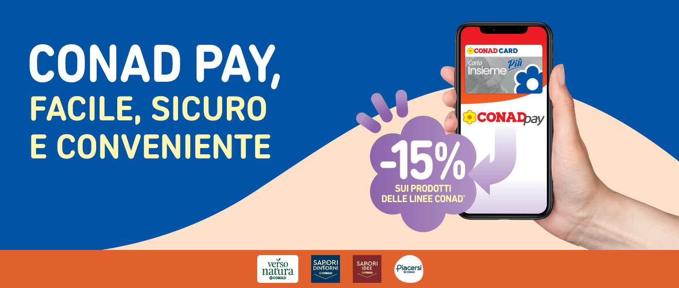 Conad Pay sconto prodotti conad