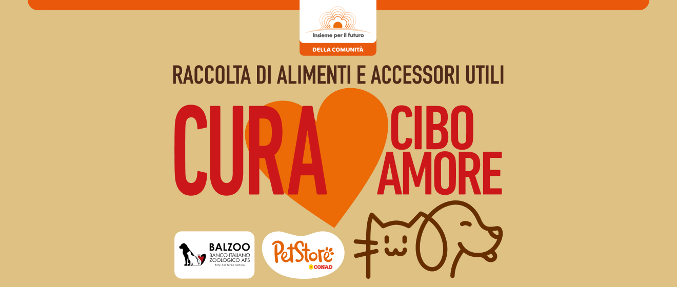 Raccolta solidale di alimenti e accessori per cani e gatti promossa da Conad e BALZOO