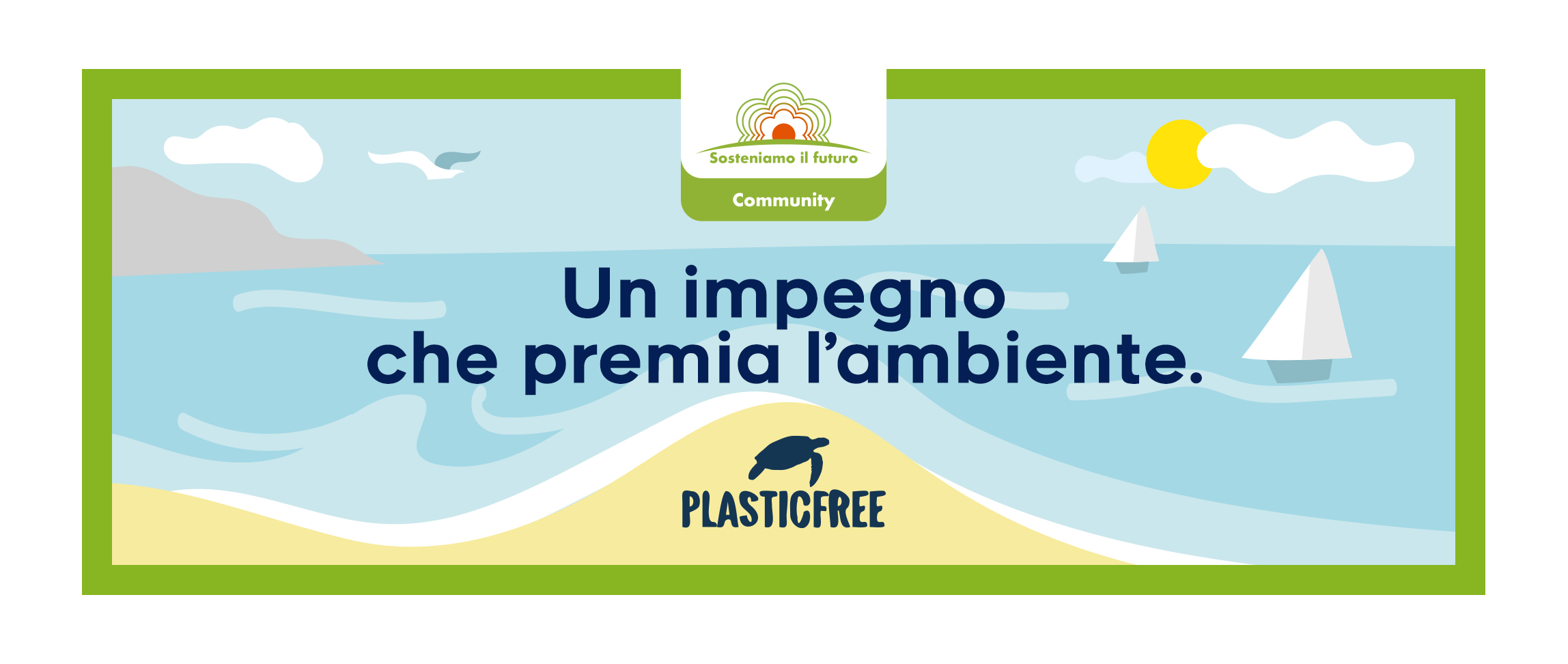 Progetto di pulizia spiagge «Plastic Free» promosso da Conad