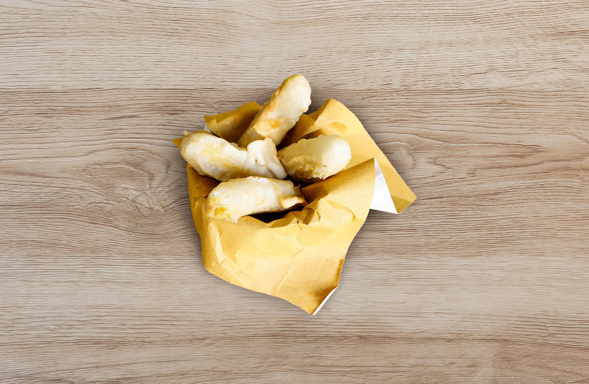 Bananito fritto in pastella di riso
