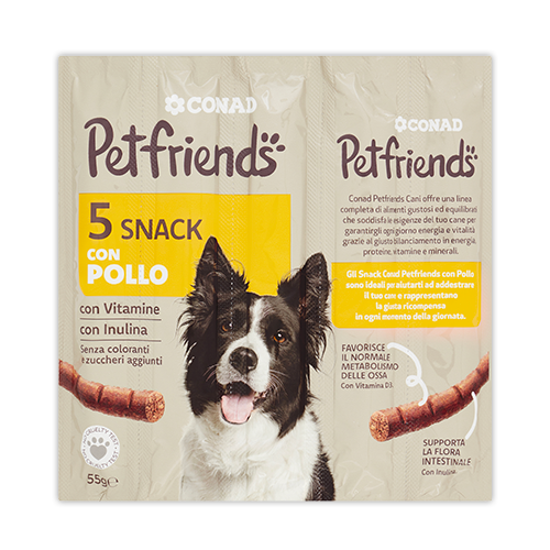 Petfriends Snack con pollo x5