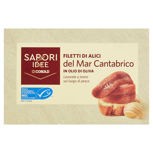 Filetti di acciughe del Mar Cantabrico Sapori & Idee Conad