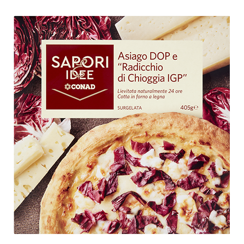 Pizza Asiago DOP e Radicchio di Chioggia IGP Sapori & Idee Conad