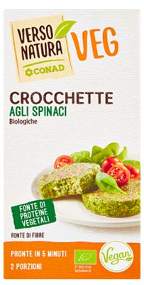 Crocchette agli Spinaci Biologiche 2 x 95 g