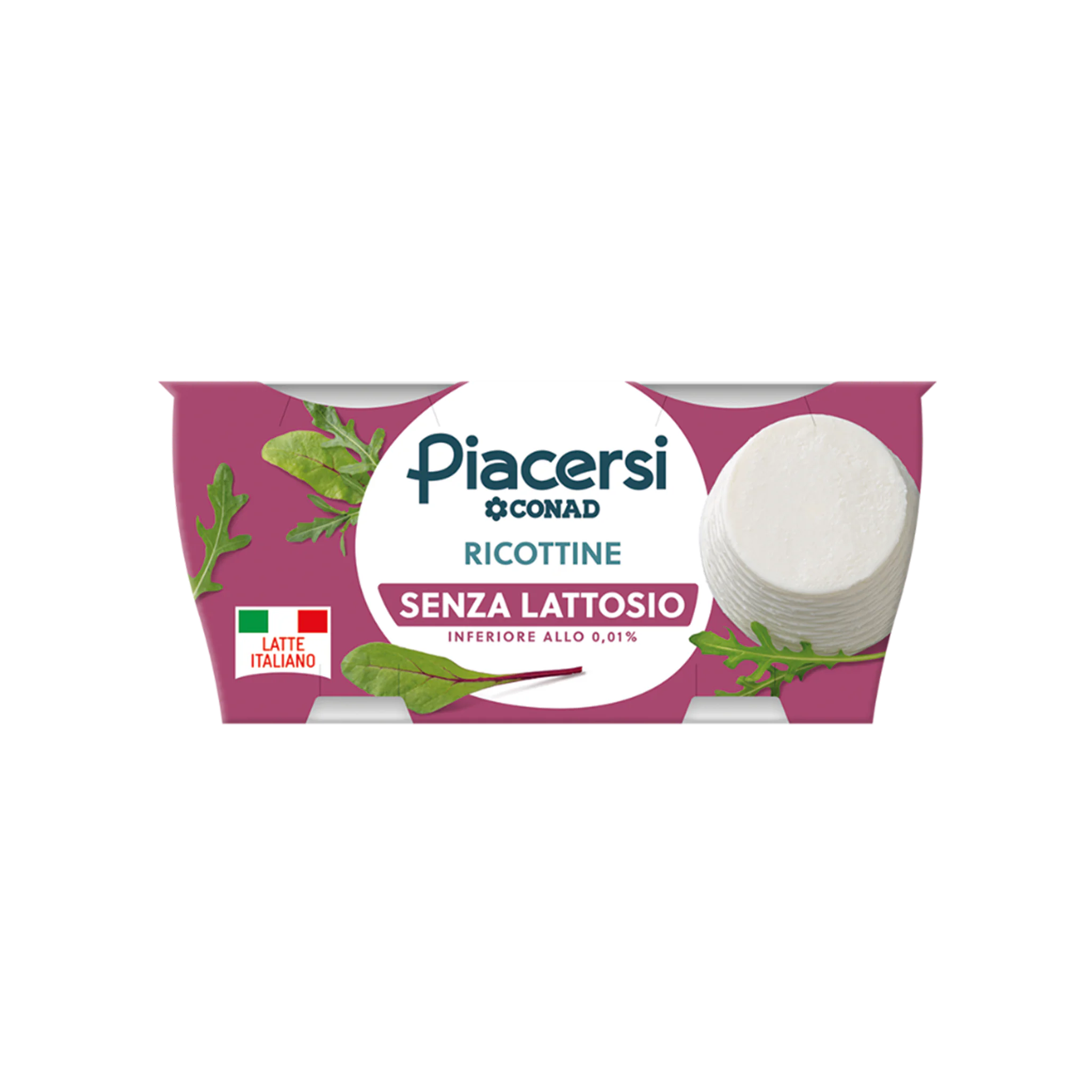 PIACERSI CONAD Ricottine Senza Lattosio