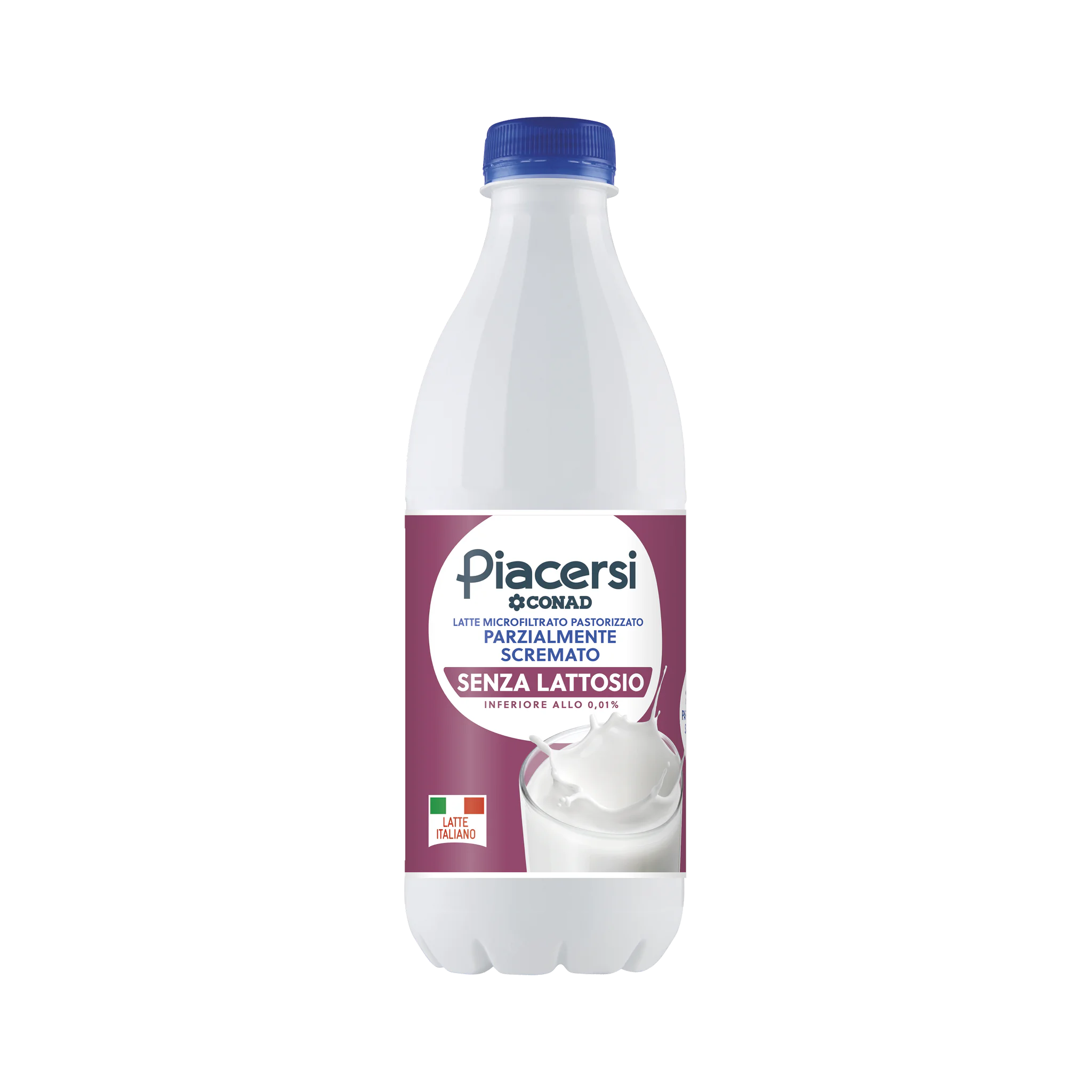 PIACERSI CONAD Latte UHT Parzialmente Scremato Senza Lattosio 1 l