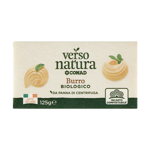 Burro Biologico 125 g Verso Natura Conad