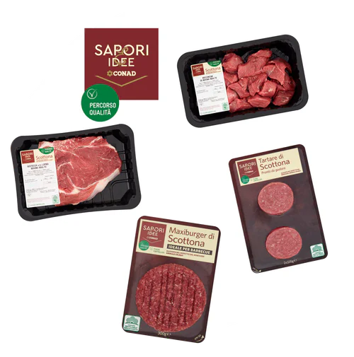 Prodotti della linea Scottona Sapori&Idee Conad
