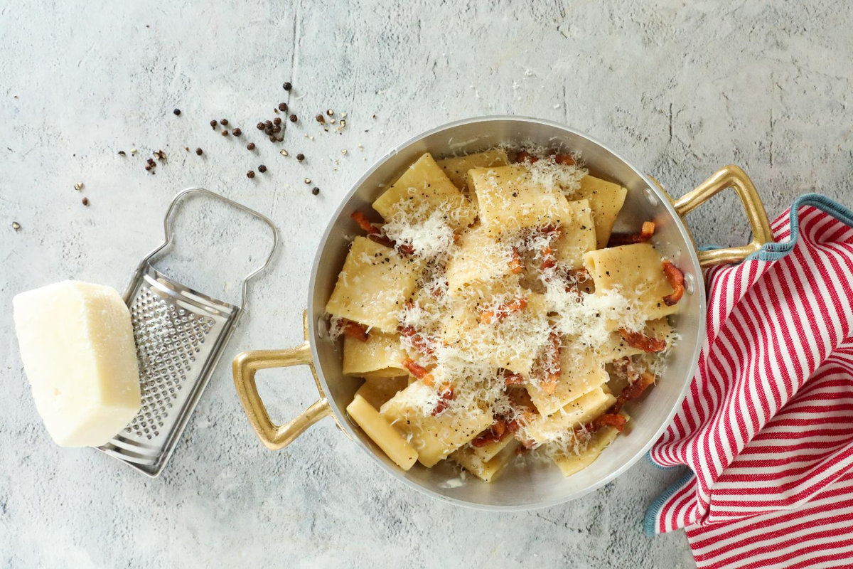 Paccheri alla gricia