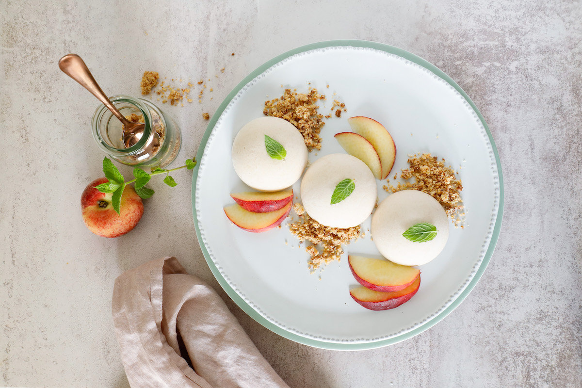 Semifreddo alle pesche