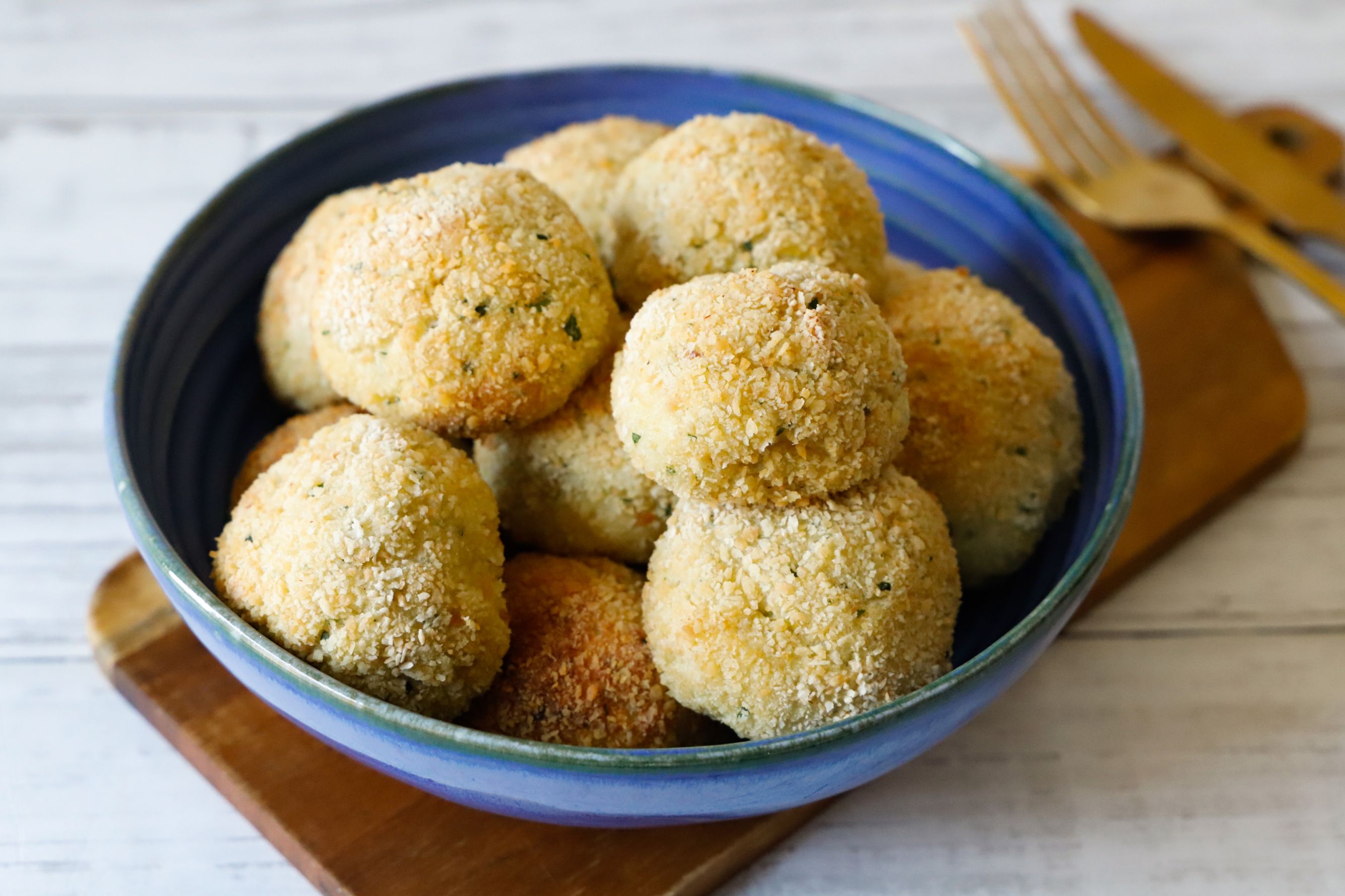 Polpette di merluzzo al forno