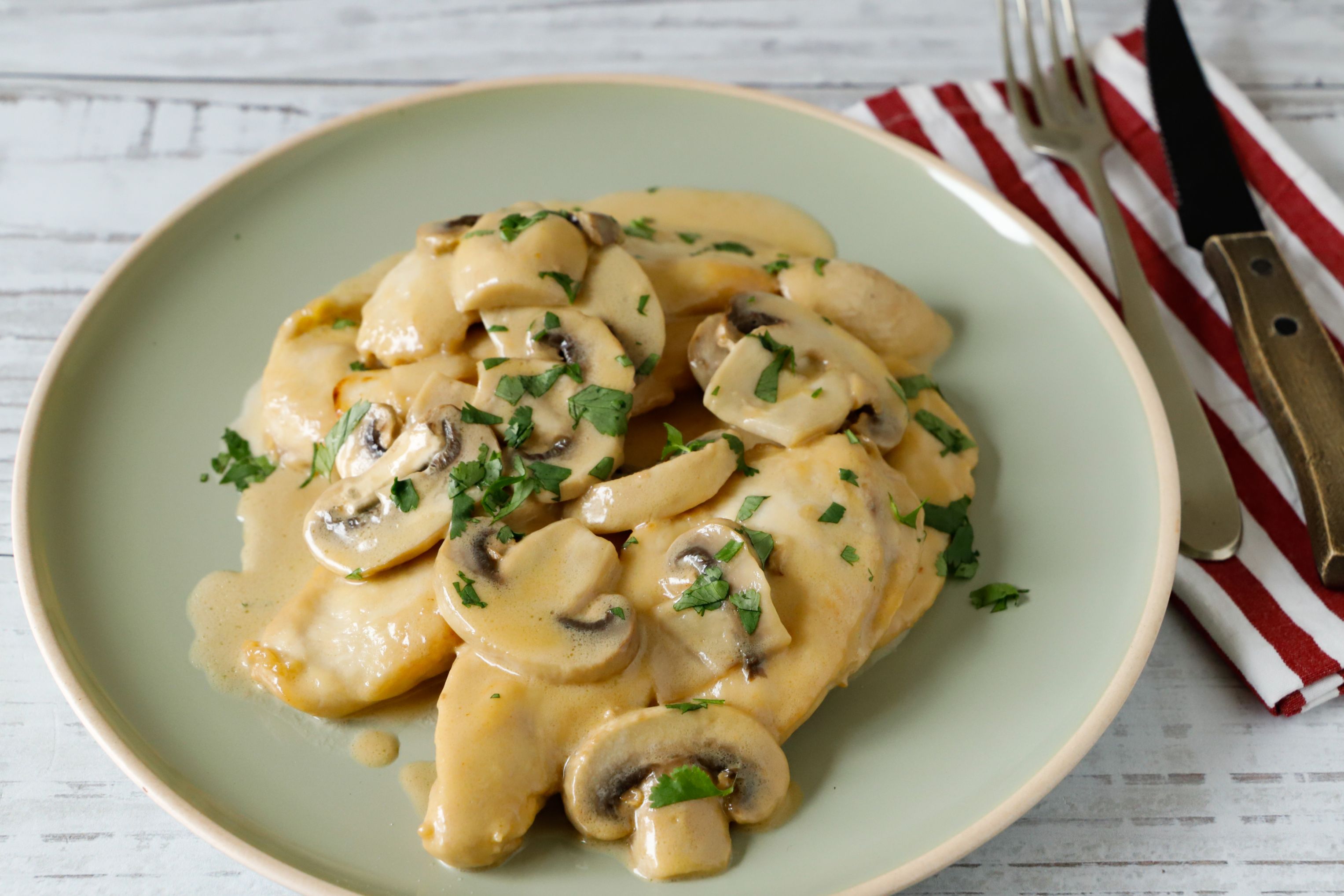 Scaloppine ai funghi