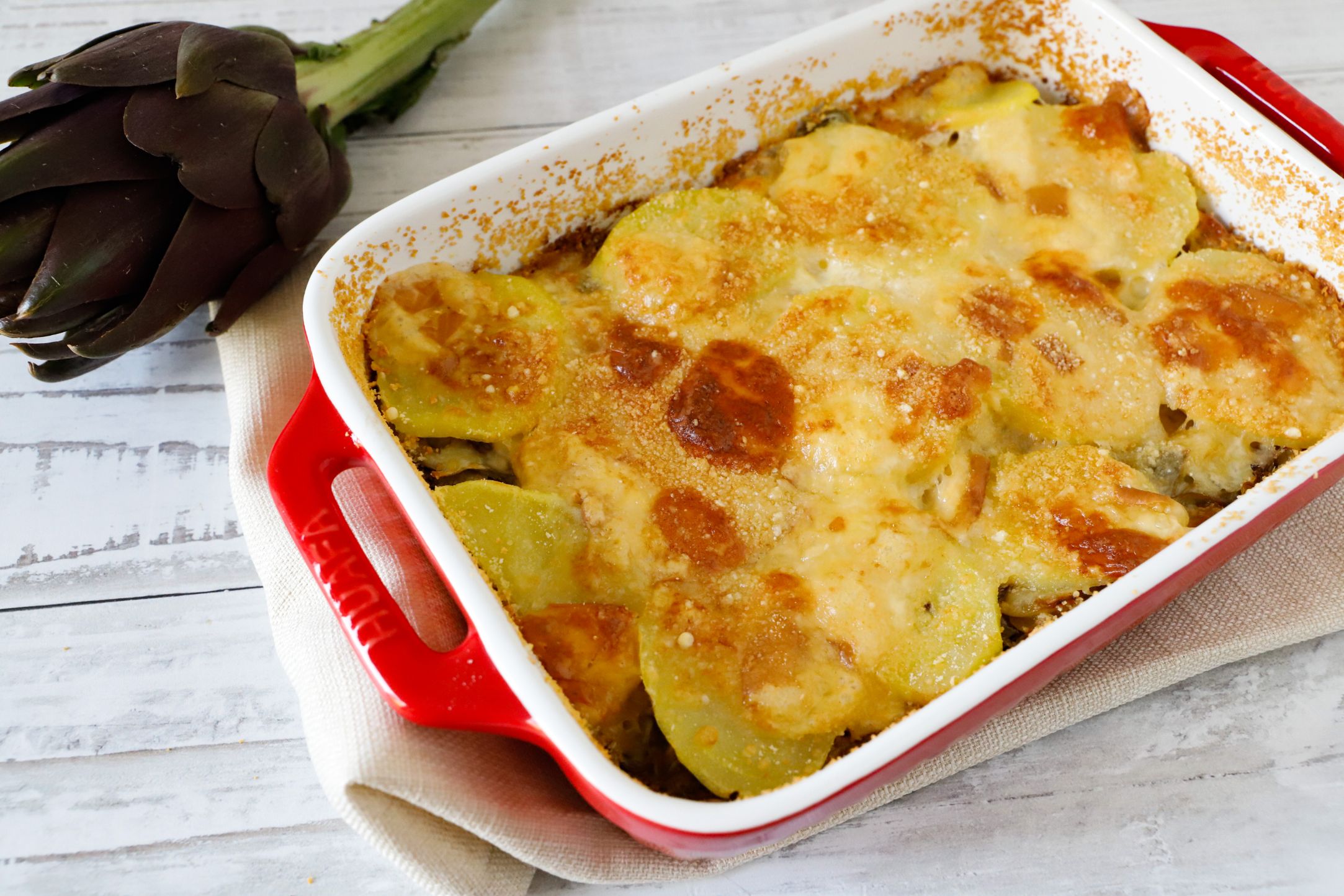 Sformato di carciofi e patate