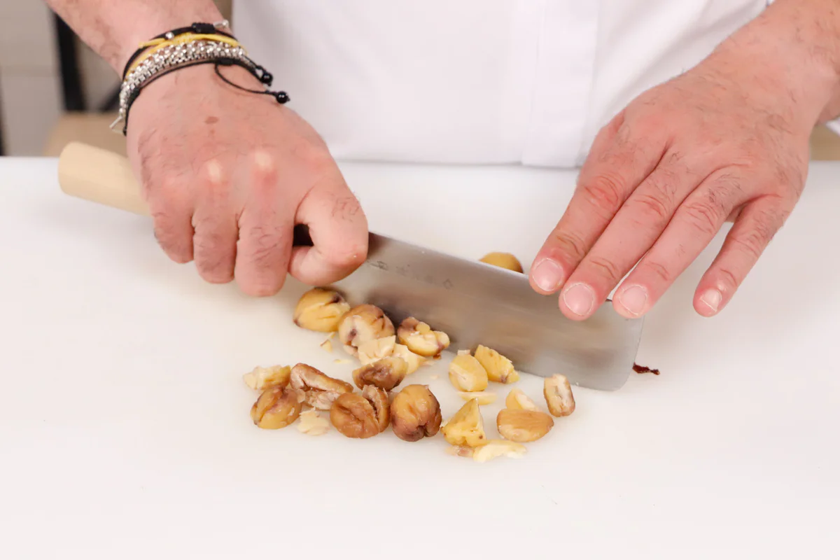 torta castagne bollite