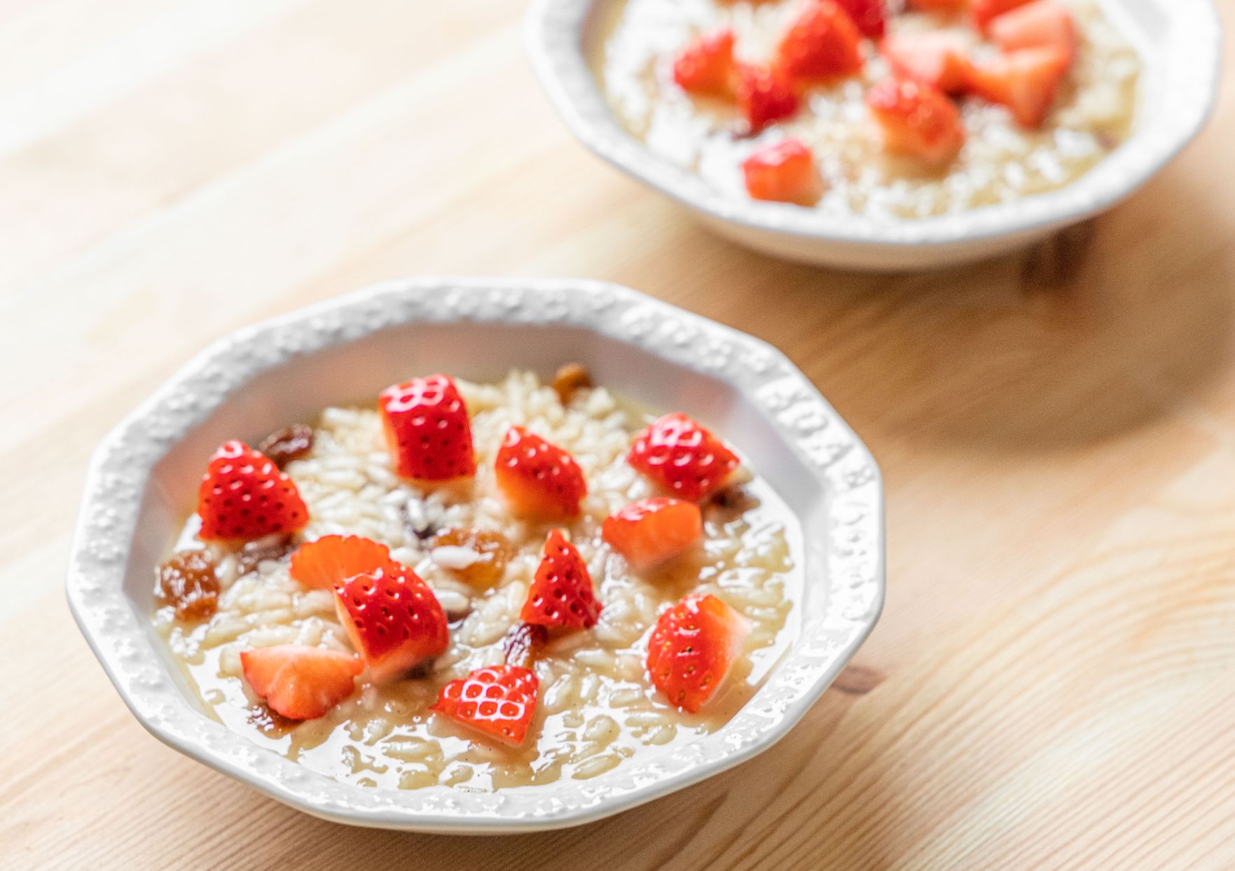 Fragole Ricamo A Filetti Risolatte alle fragole | Ricette | Conad