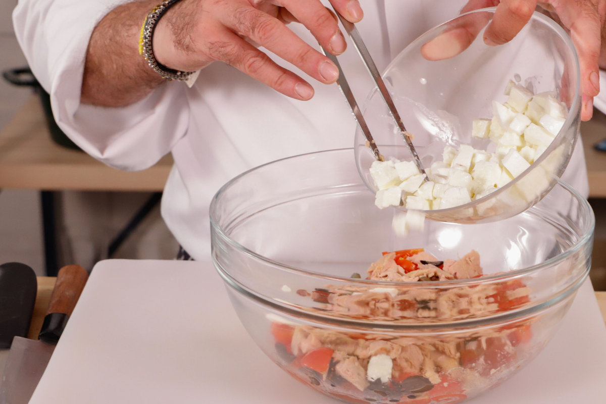 Aggiungere la mozzarella