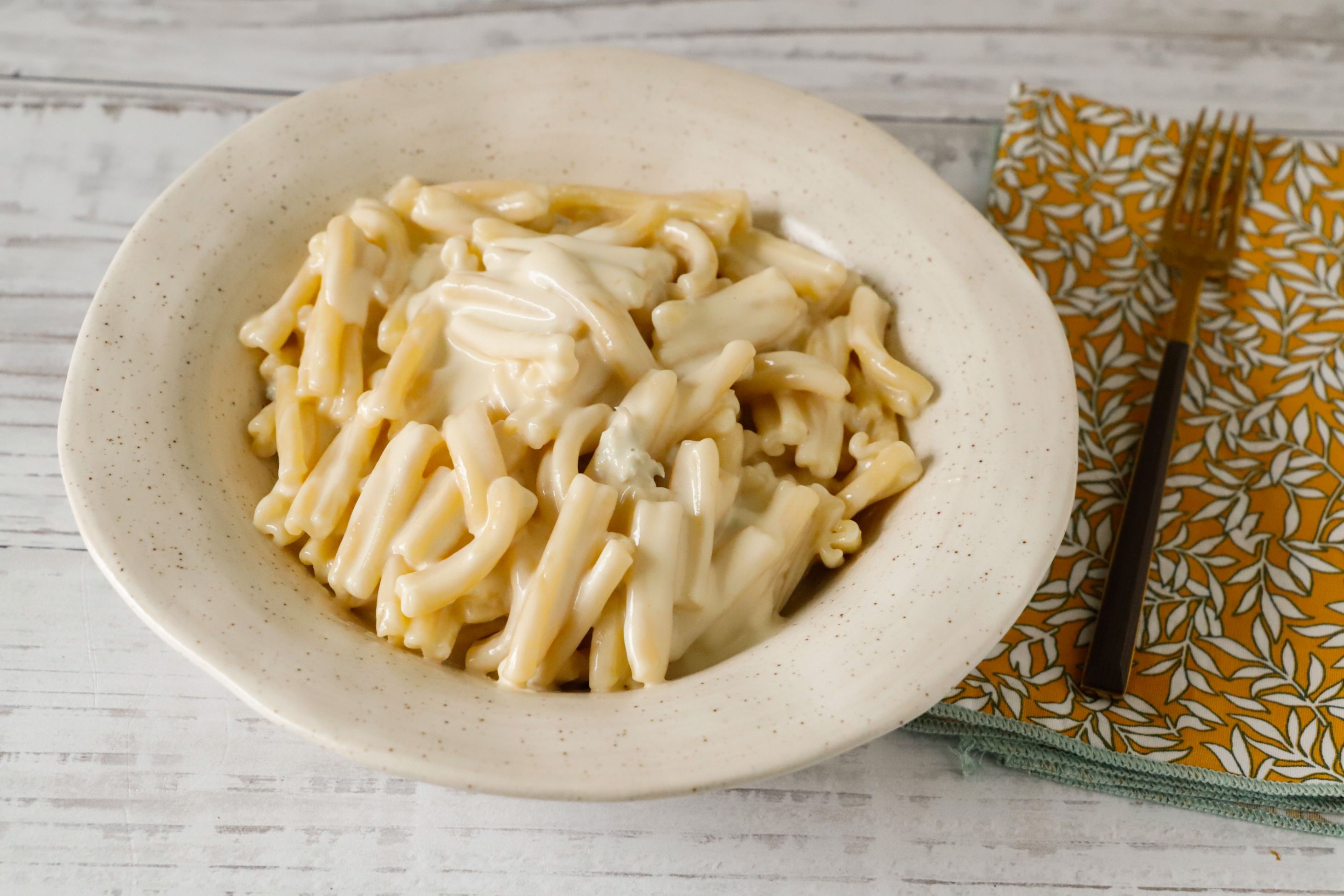 Pasta ai quattro formaggi senza lattosio