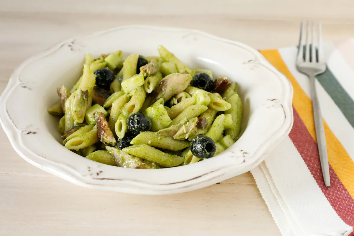 pasta-fredda-pesto-rucola