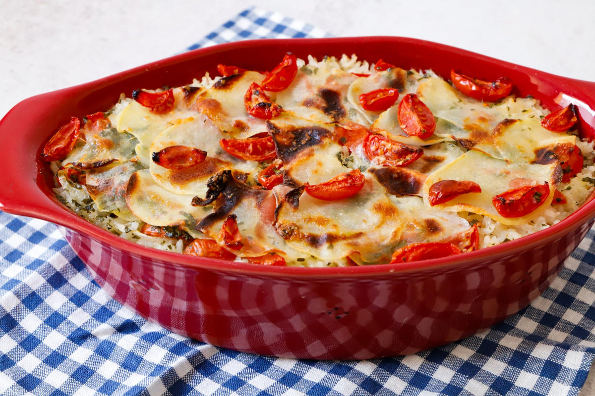 Ricetta di riso, patate e cozze