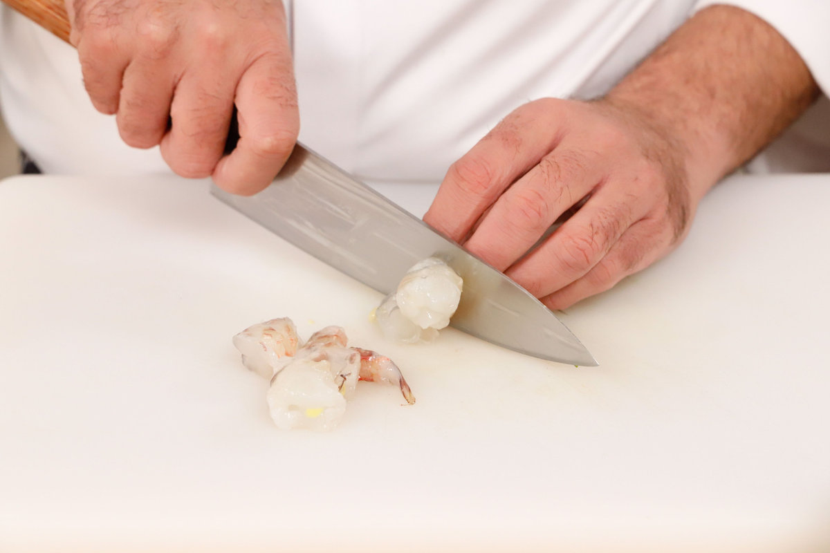 tritare le mazzancolle