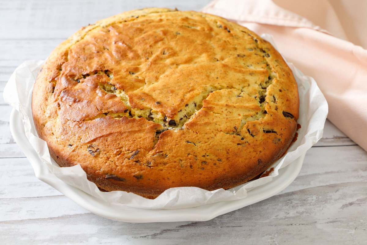 Gustosa torta di ricotta e cioccolato
