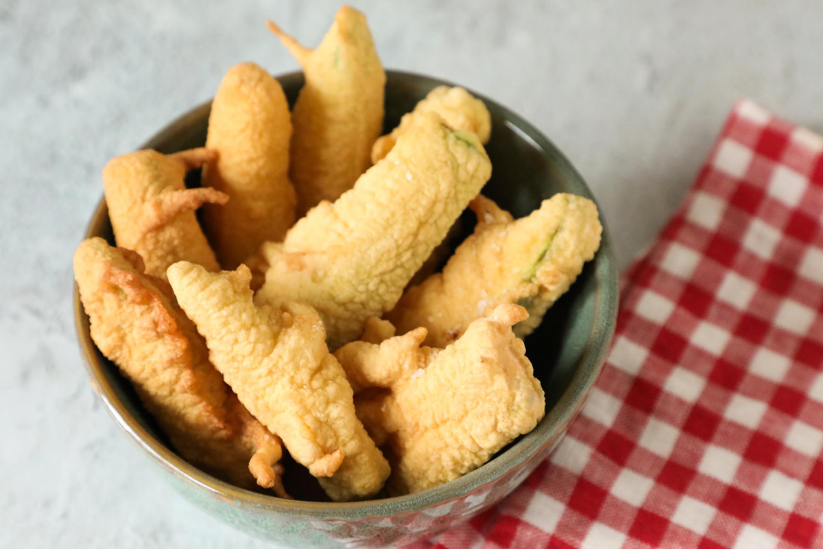 Zucchine in pastella