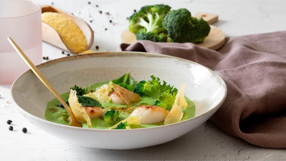 capesante-su-crema-di-broccoli