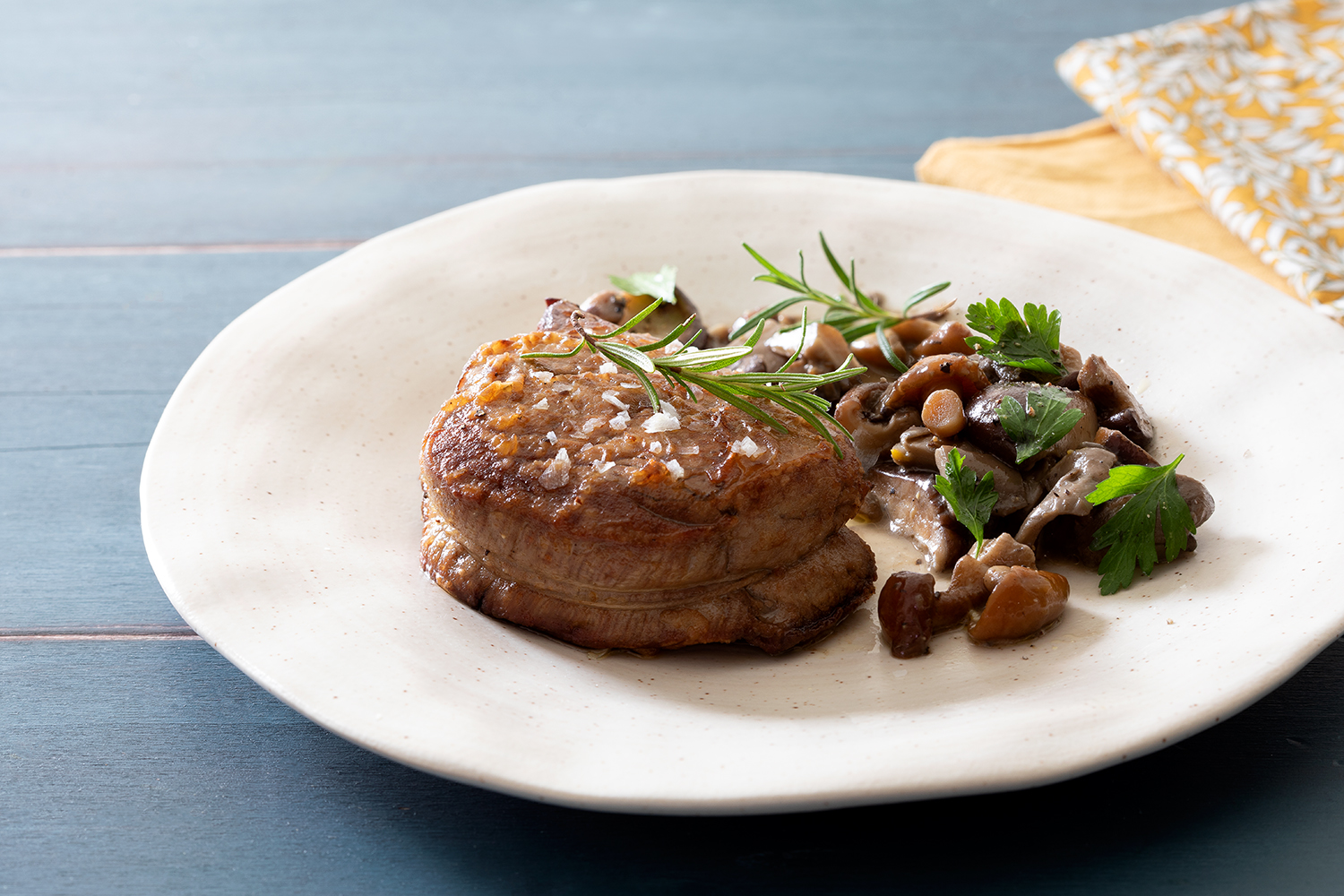 Filetto con i funghi