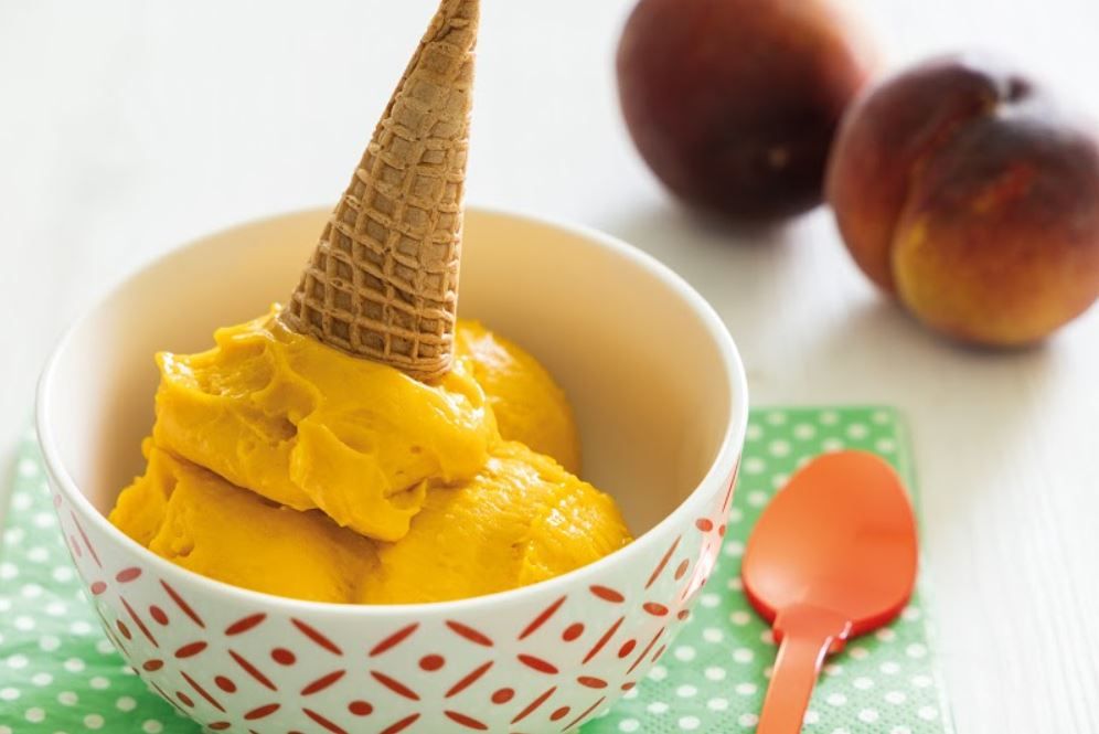 gelato-al-mango-e-pesca-senza-gelatiera-image