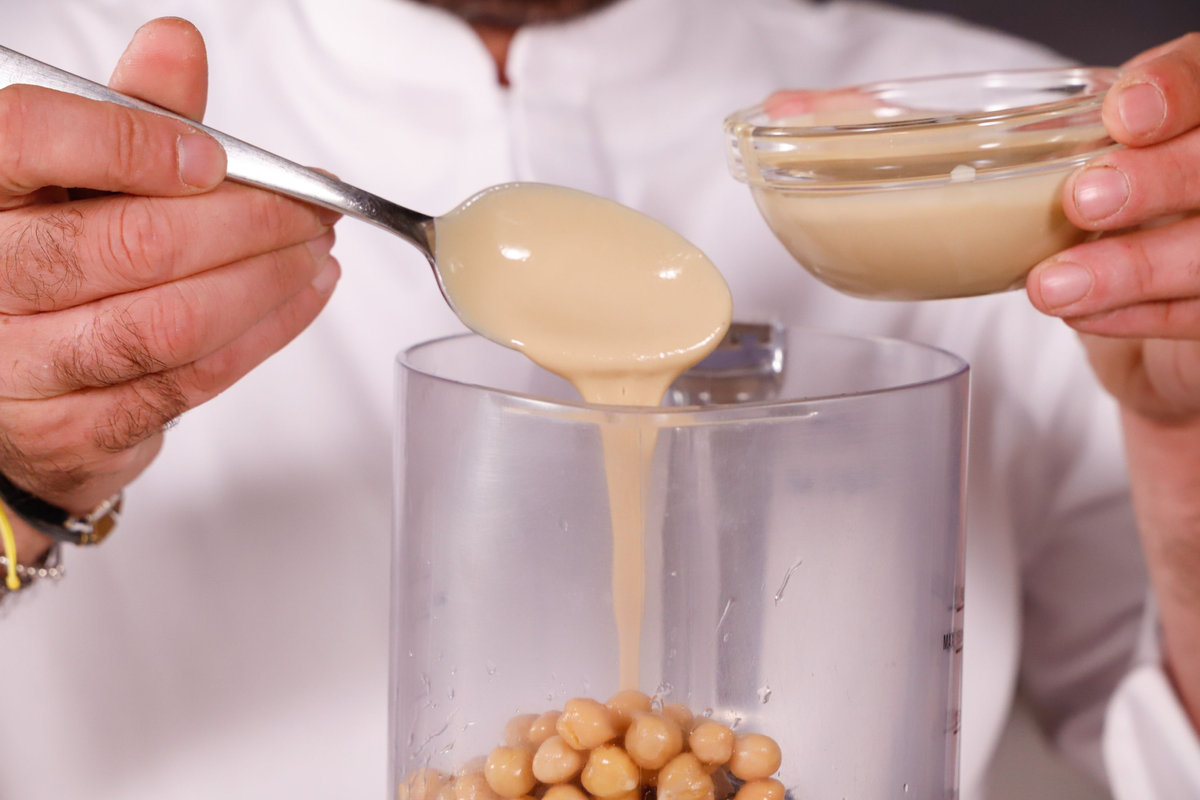 aggiungere la tahina