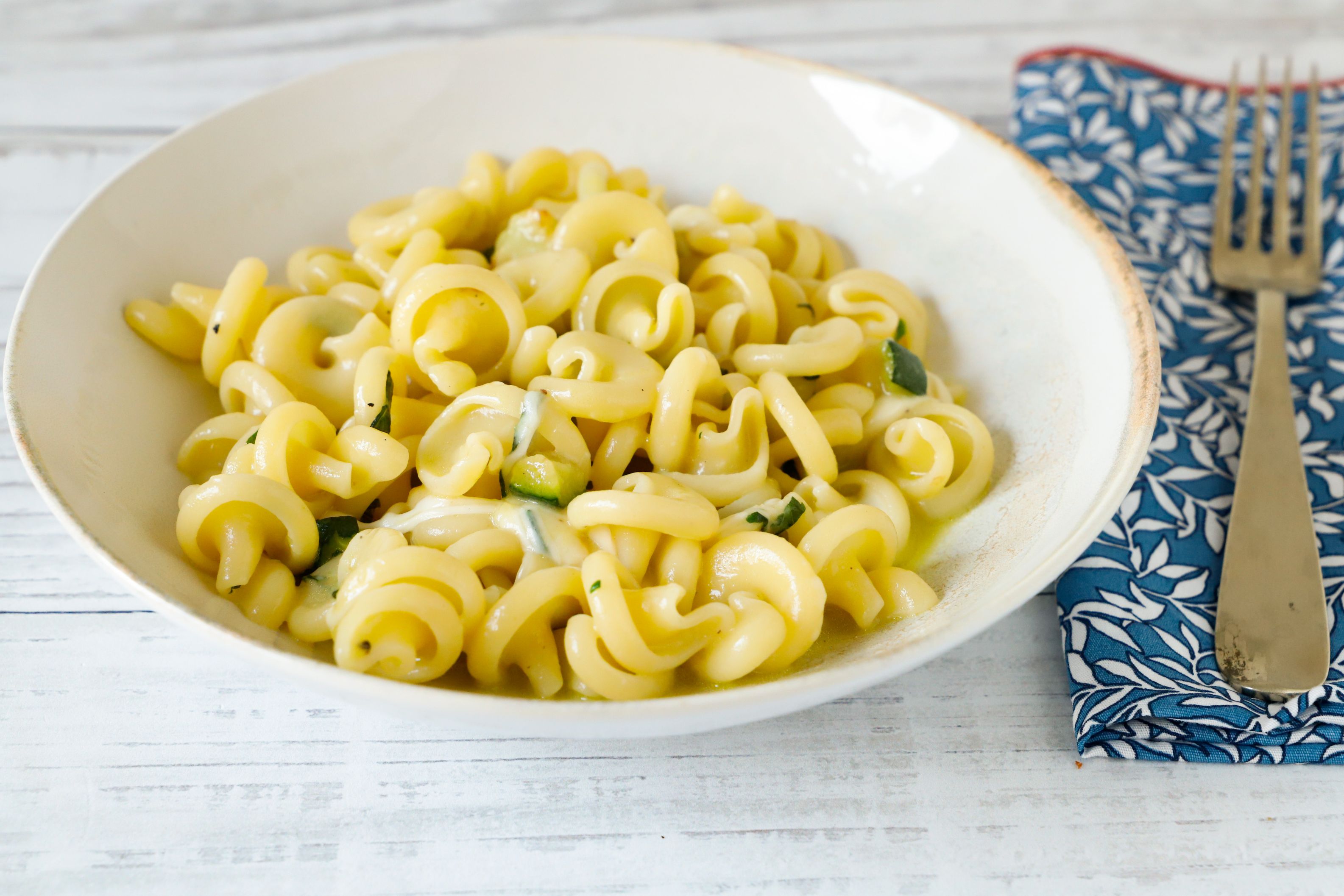 Pasta risottata con zucchine