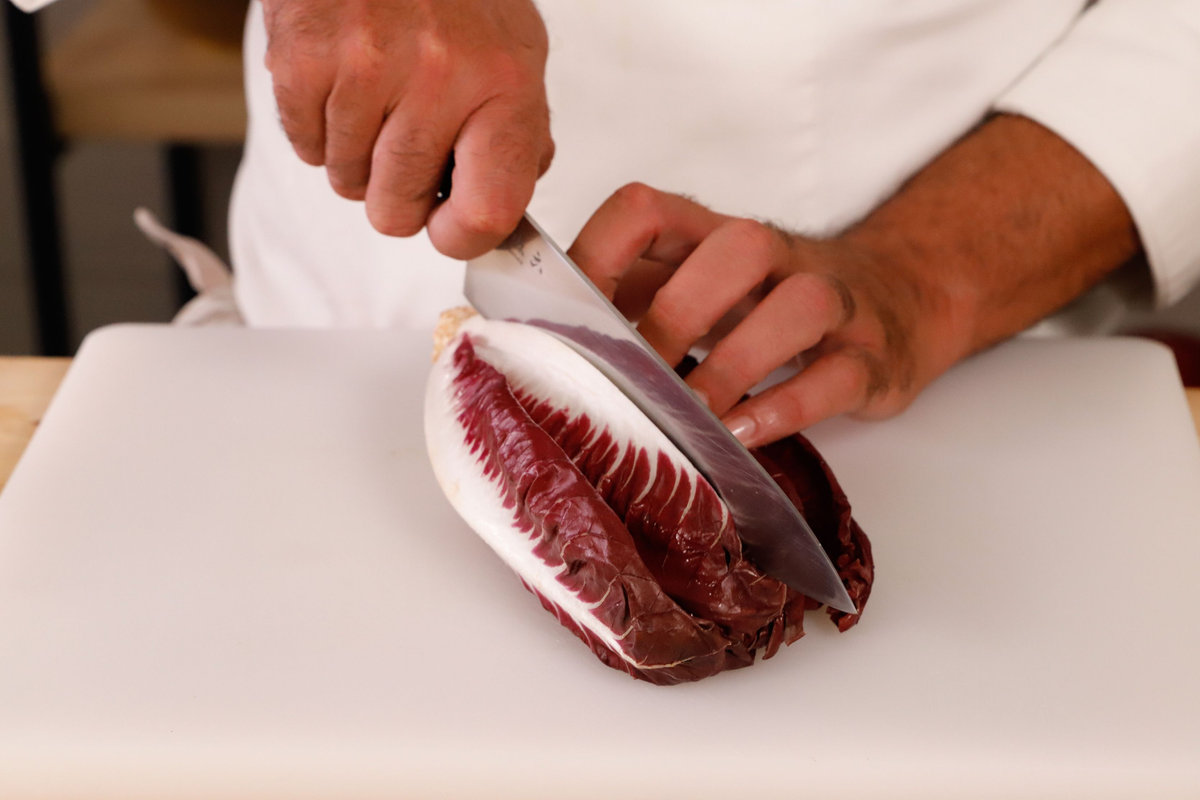 tagliare radicchio