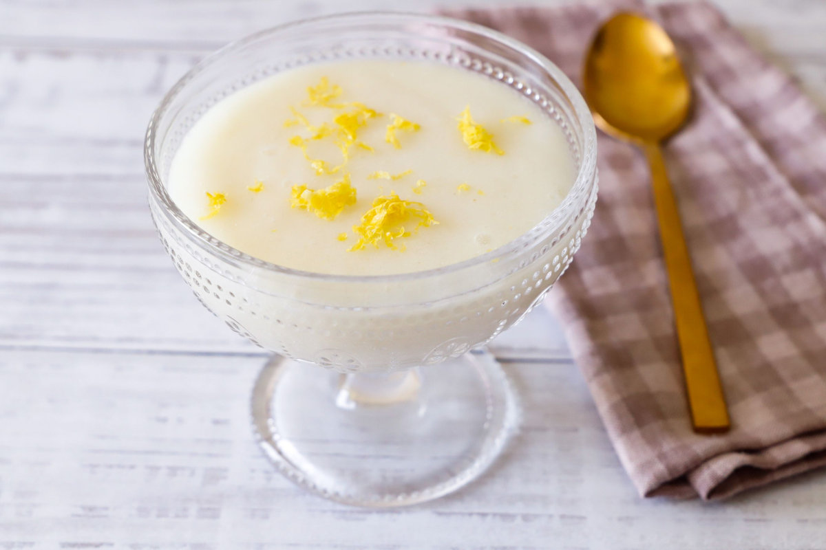 Crema di riso dolce senza latte
