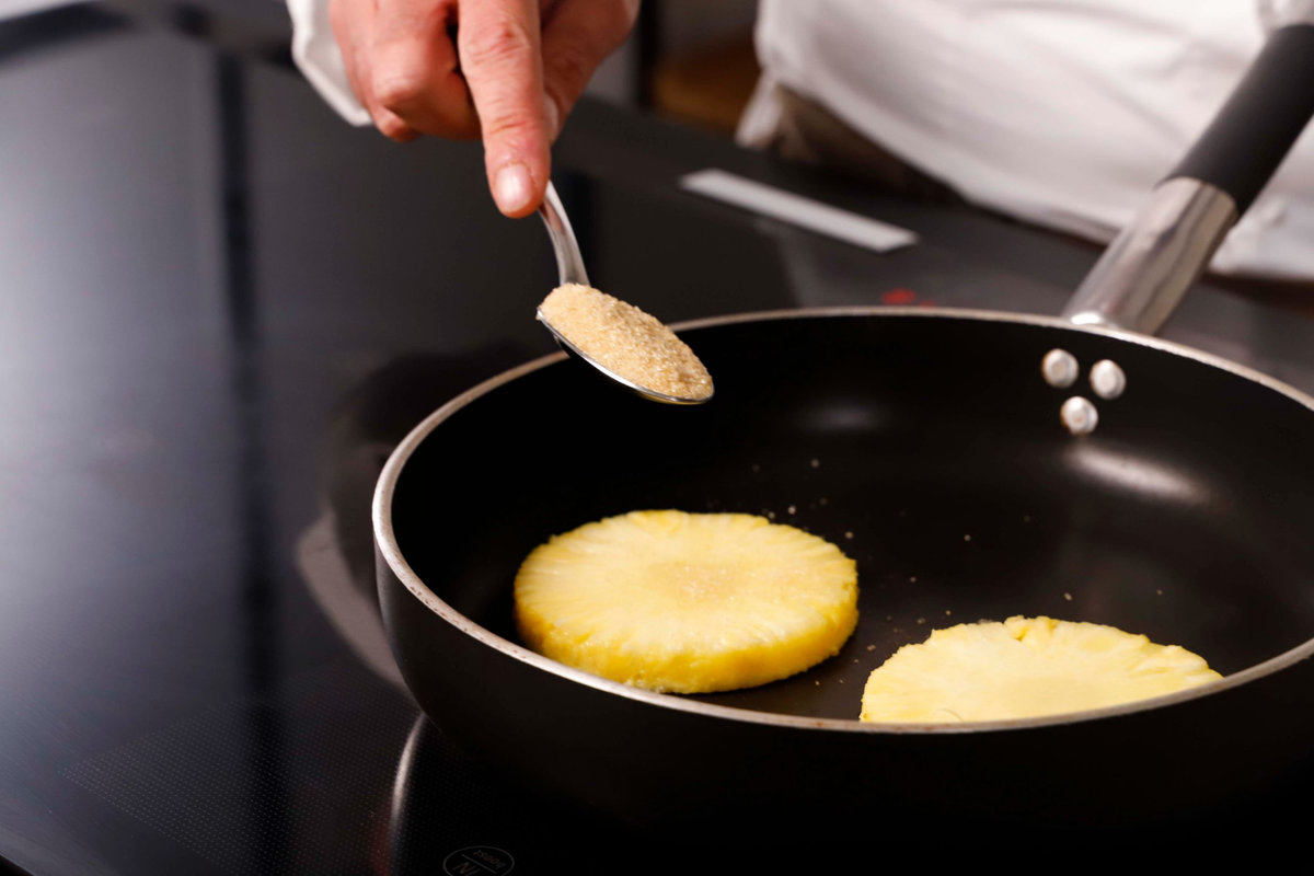 cuocere in padella con zucchero marsala